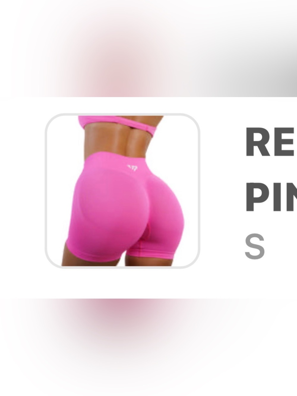 High-Waist Pink Women’s Sculpting Shorts